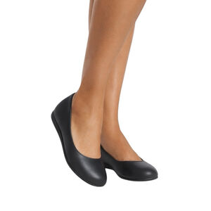 London Fog Baden Black Ballet Flats Comfort Slip On Shoes 9.5M